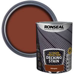 Ronseal 39118 Ultimate Protection Decking Stain Rich Mahogany 5 litre