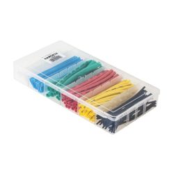 Rurki termokurczliwe kolorowe - zestaw 100 sztuk