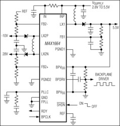 Active Matrix Liquid Crystal Display (AMLCD) Supply