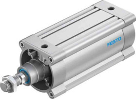 Siłownik pneumatyczny z tłoczyskiem skok: 160mm Festo Ø 125mm dwustronnego działania Action DSBC-125-160-PPSA-N3