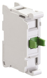 Blok styków, 1NO Zacisk klatkowy, Lovato, Platyna 22 mm