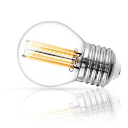 Żarówka LED E27 P40 Filament 2W = 25W 249lm 4000K Neutralna 360 LUMILED