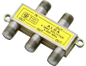 Rozgałęźnik sygnału antenowego (rozdzielacz) 4TV 5-900MHz