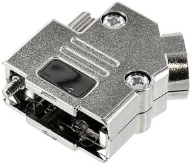 encitech D45PK-M-09-K 6560-0146-11 Obudowa złącza D-SUB Ilość styków: 9 tworzywo sztuczne, metalizowane 45 ° srebrny 1 s