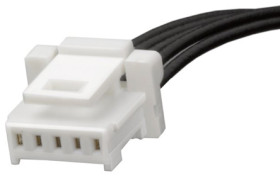 Kabel przewód-płytka, Pico-Clasp, 50 Vrms AC/DC, 1 A, raster: 1mm, 300mm, Okrągły, Cyna, Czarny