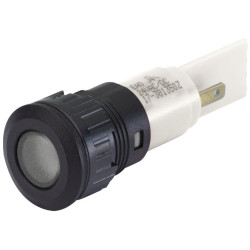 Lampka kontrolna do montażu panelowego 230, biała 16.2 LED Wtyczka EAO