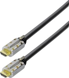 Maxtrack HDMI kabel Wtyczka HDMI-A, Wtyczka HDMI-A 20.00 m czarny C 505-20 L 4K UHD, ekranowanie, kanał powrotny audio,