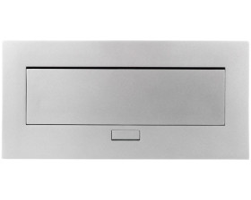 Przedłużacz biurkowy 223x108mm 3x gniazdo SHUCKO aluminium AE-PB03GS-53