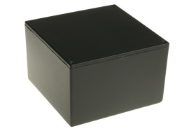 Obudowa Aluminium odlewane szerokość zew. 125 mm długość zew. 125 mm wys. zew. 75 mm Hammond IP54 Czarny