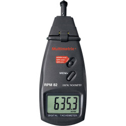 Multimetrix P06236902 Tachometer Digital Contact/Contactless RPM Measure