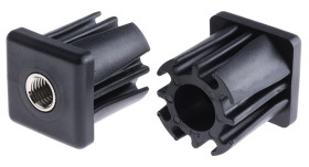 Wkładka gwintowana do rury, profil: Kwadrat, 50 x 50 x 55mm, M16