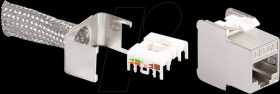 NK4075 Keystone RJ45 socket > Cat.6a STP, 24 pieces