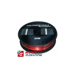 Przewód sam.12Ga OD 4,5mm CU+AL czerwony