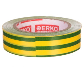 Taśma izolacyjna 15/10 żółto-zielona TPVC_15-10-ZOLTOZIELONA /10szt./