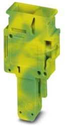 Plug, 1 pole, 0.2-6.0 mm², yellow/green for space-saving potential distribution, 3060720