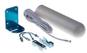 Antena 1710 → 2700 MHz, 680 → 960 MHz. 6dBi 2G (GSM/GPRS), 3G (UTMS), 4G (LTE), ISM Band