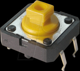 B3F-4055 BY OMZ Push-button, THD, 1 NO contact (NO)