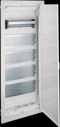 VU60NW volta multimedia distribution board, flush-fitted, five-row, she