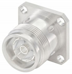 Złącze koncentryczne Montaż na panelu Żeński 50Ω typ złącza Złącze 4.3-10 12GHz Lutowane typ kabla Koncentryczny