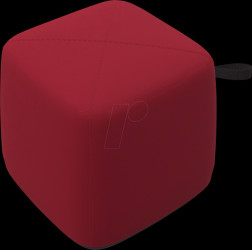 AO 6901 165.042 Dauphin Allora Poufs ruby red