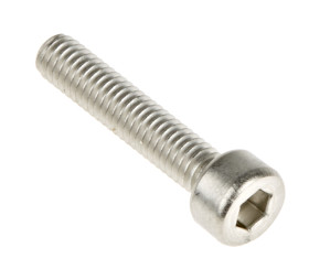 Śruba imbusowa M4 długość 20mm Nakrętka, gniazdo sześciokątne Stal nierdzewna RS PRO