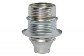 Oprawka metalowa E27 z kołnierzem, 4A, 250V