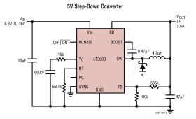 36V, 3.5A, 2.4MHz Step-Down Switching Regulator