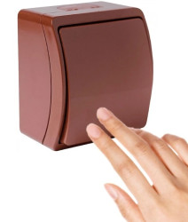 VIPLAST KOALA Łącznik Jednobiegunowy Hermetyczny Brązowy