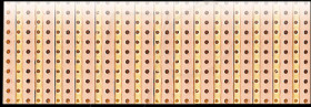711-1 Strip grid board, hard paper, 50x100mm, RM 5.08