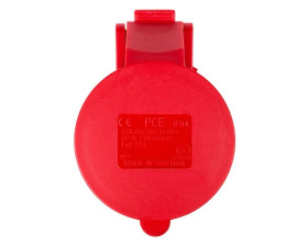 Gniazdo przenośne 125A 4P 400V czerwone IP67 POWER TWIST 244-6
