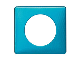 CELIANE Ramka anodised tekstura turkus - pojedyncza 068771 LEGRAND