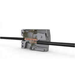 Szybkozłączka przelotowa 2x 1,0-2,5mm2 uniwersalna (na drut / na linkę) 400V/24A ORYGINALNA woreczek 10szt. 224-101