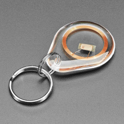 NTAG203 (13.56MHz RFID/NFC) Clear Keychain Fob