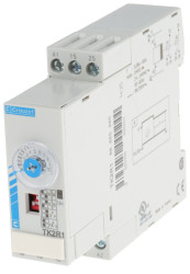 Timer Relay Szyna DIN 24 V dc, 24 → 240V ac DPDT 2-stykowy Crouzet DPDT 0.6 → 160s jednofunkcyjny