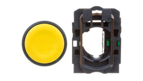 Przycisk Sterowniczy 22Mm Żółty Z Samopowrotem 1Z Xb5aa51