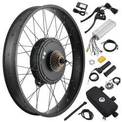 DIY 26 Inch 1500w Fat Tire Ebike Conversion Kit