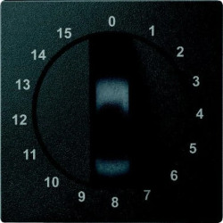 Merten System M Płytka centralna łącznika czasowego 15min antracyt MTN539014