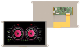 Kolorowy wyświetlacz LCD 9cal TFT 800 x 480pikseli I2C, SPI, UART I/F Tak 4D Systems