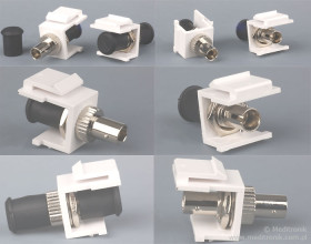 Moduł keystone gniazdo ST na gniazdo ST