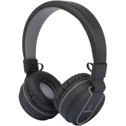 Renkforce RF-4731720 RF-BTK-100 On-ear headset Bluetooth Black/Grey Foldable