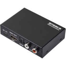 SpeaKa Professional SP-13745860 Audio Extractor HDMI to HDMI 3840x2160 4K Black