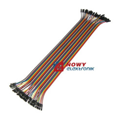 Kabel do płytek styk.40p ż/ż połączeniowe żeńsko-żeński 20-30cm