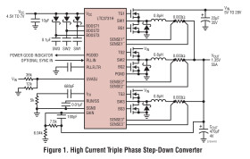 3-Phase, 600kHz, Synchronous Buck Switching Regulator Controller