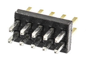 Złącze szpilkowe 10-pinowe raster: 1.27mm 2-rzędowe HARWIN Przewlekany 1.0A