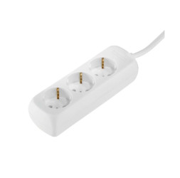 Listwa zasilająca, 16A, 250 V, 3 wtykowa CEE 7/4 dł. kabla 1.4m