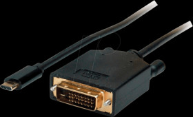 11.99.5831 Adapter cable USB Type-C &gt; DVI-D, 4K @ 60 Hz, 1 m