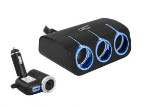 ROZGALEZNIK ZAPAL.3GN.+1GN120W/USB1,2A
