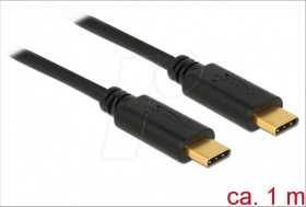 83323 Delock cable USB 2.0 C male &gt; C male 5A 1 m