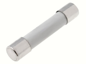 ZGTH-6,3A bezpiecznik topikowy ceramiczny zwłoczny 6,3A / 500Vac; 6,3x32mm