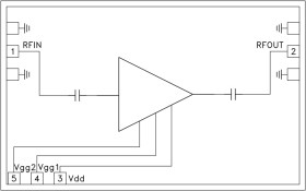 Low Noise Amplifier Chip, 1 - 12 GHz